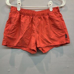 Patagonia Shorts Barely Baggies Coral Red Womens Small